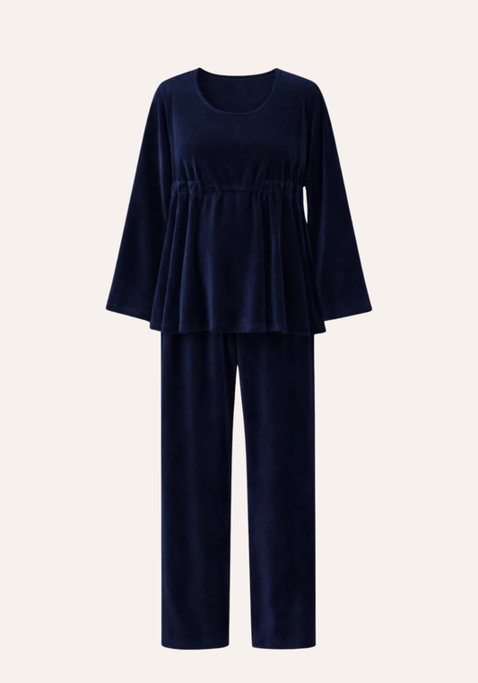 Velour Maternal Pajamas