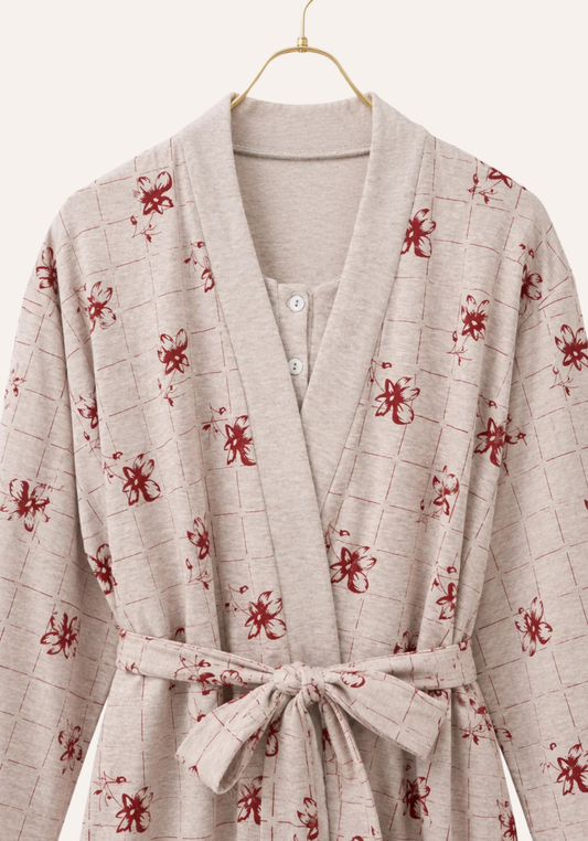 Maternal Long Sleeve Robe Set