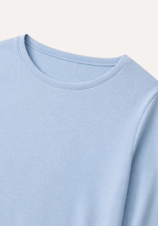 Long Sleeve Fully Plain Pajamas (Pes Vis Els)