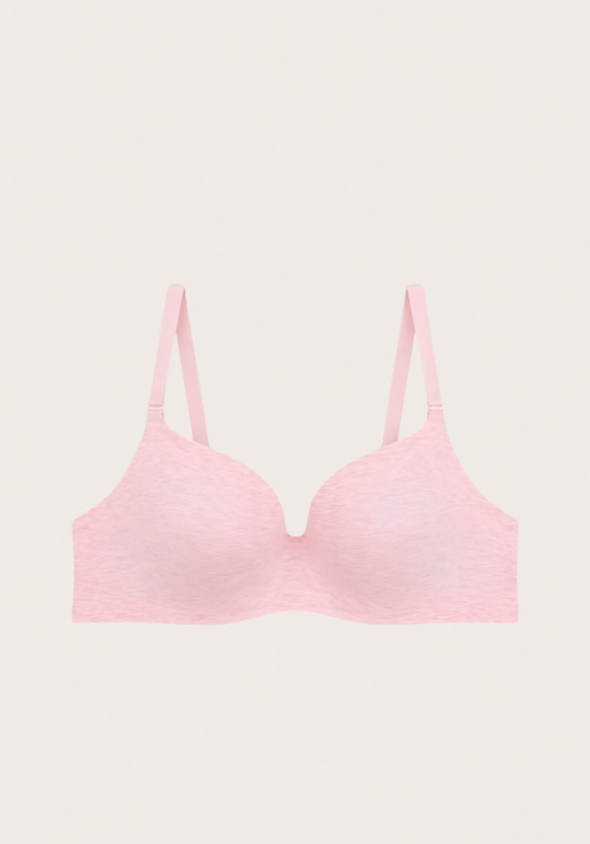 Hollow Combed Melange Bra