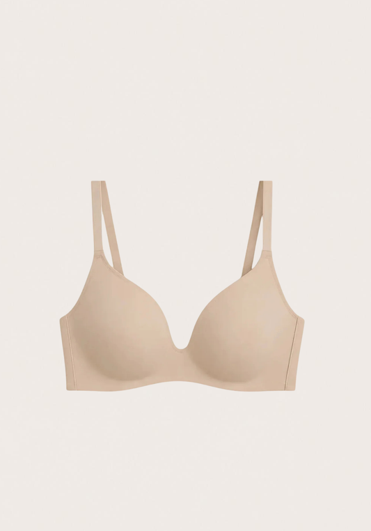 Double Filled Combed Melange Bra
