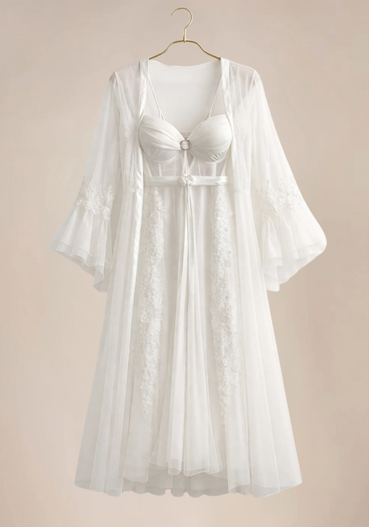 Bridal Long Gown Set