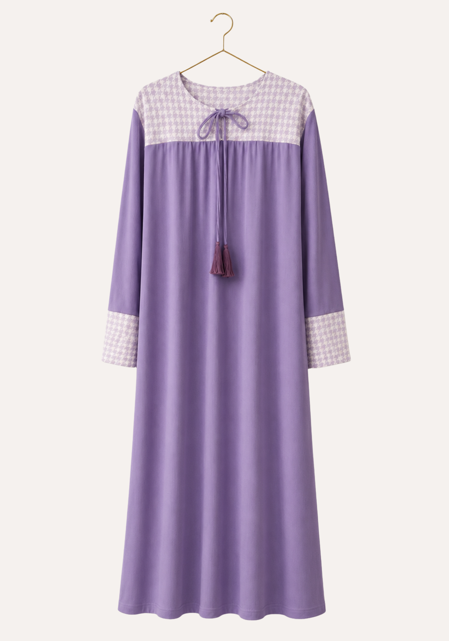 Long Sleeve Long Night Gown