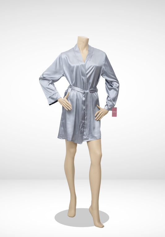 LNGR Satin Short Robe