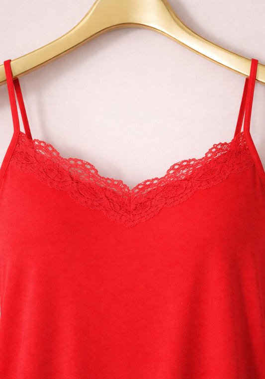 2Pcs Set: Shoulder Strap Nighty And Short Robe (100% Vis)