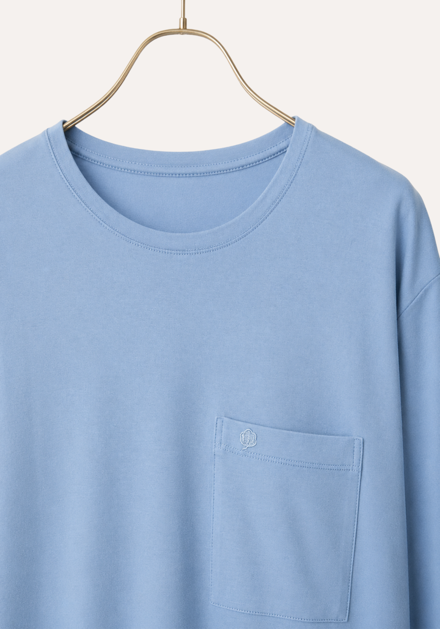 Plain Semi Long Sleeve Top And Wide Cut Bermudas