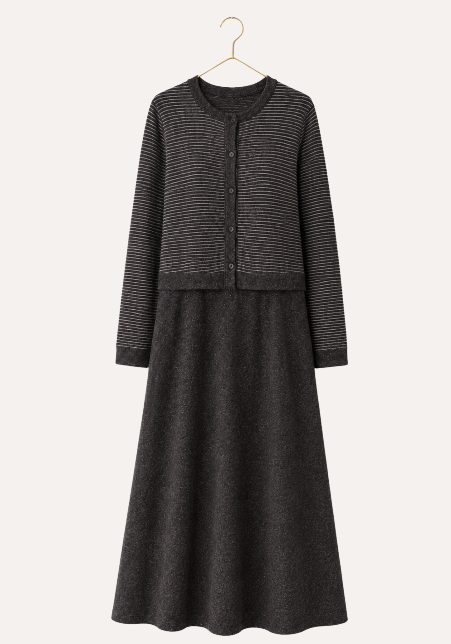 Long Sleeve Soft Touch Long Gown