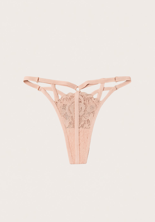 Straps G-String With Lace Detail Panties