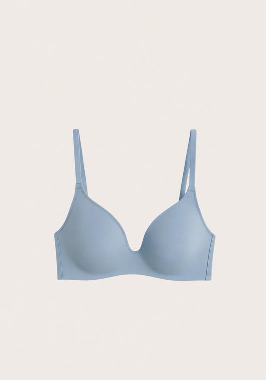 Double Filled Combed Melange Bra