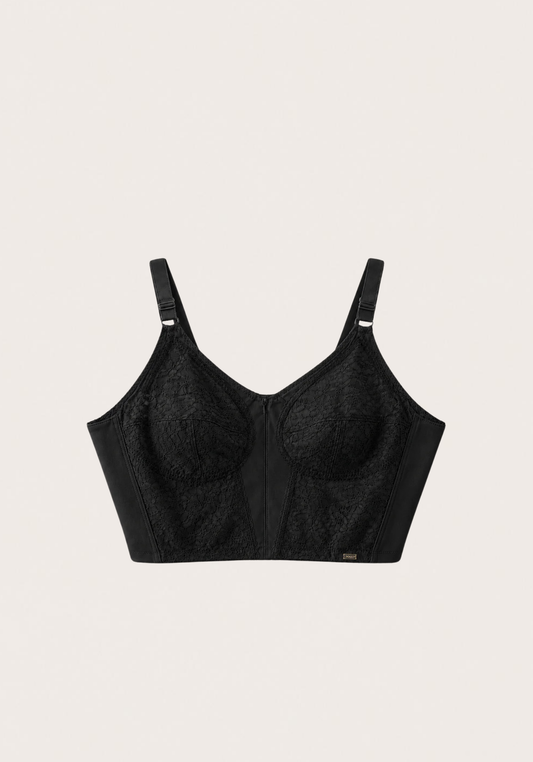 Lace Bra With Wide Shoulder Straps