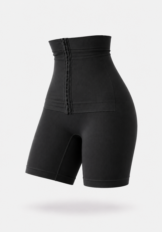 Full Tummy-Coverage Long Short Shaper With Extra Tummy Tightening Clips