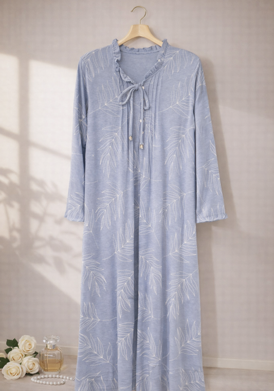 Long Sleeve Long Night Gown