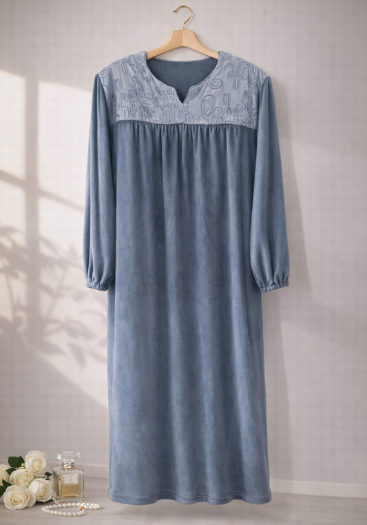 Long Sleeve Long Night Gown