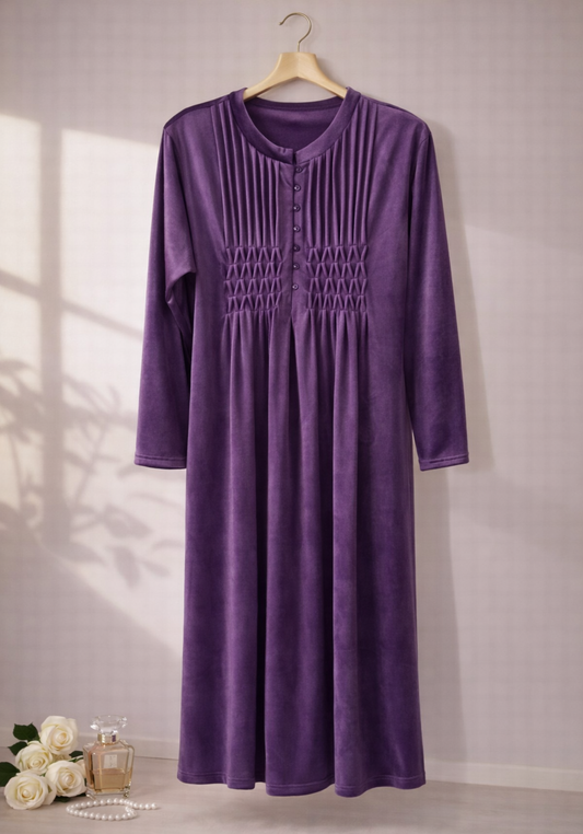 Long Sleeve Long Night Gown