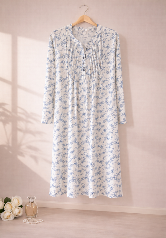 Long Sleeve Long Night Gown