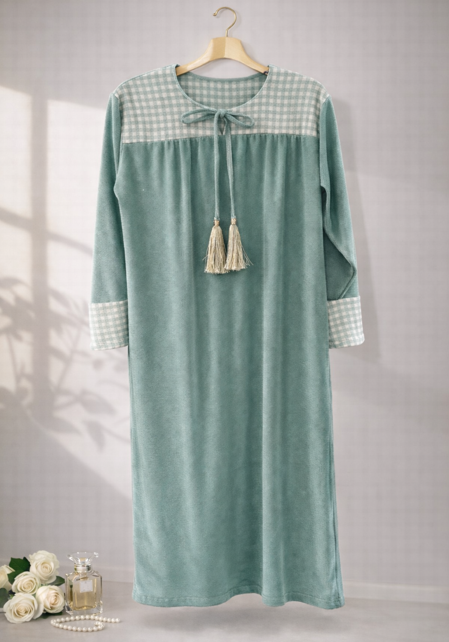 Long Sleeve Long Night Gown
