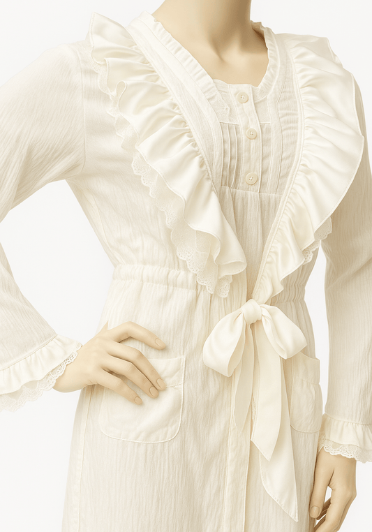 Maternal 3 Pieces Set : Pajamas With Robe