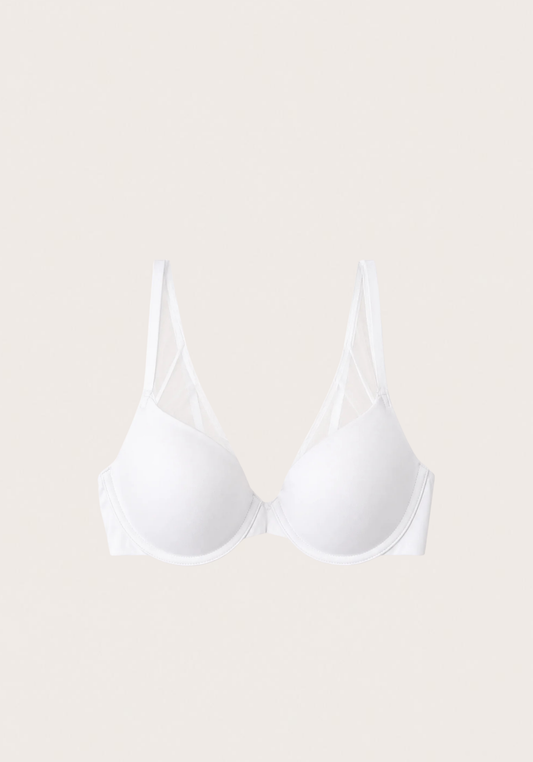 Hollow Breast Tulle Bra