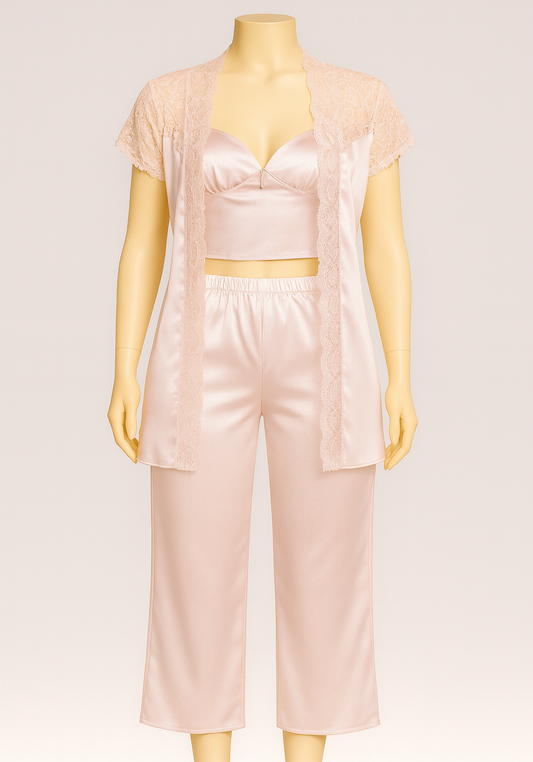 LNGR 3 Piece Pajama Set