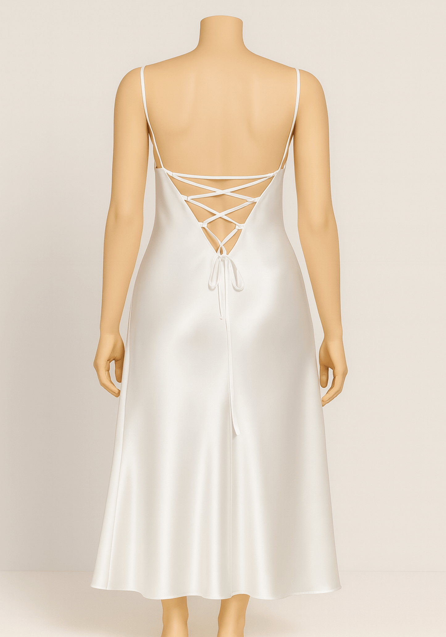 LNGR Bridal 2 Piece Satin Furr Robe Set