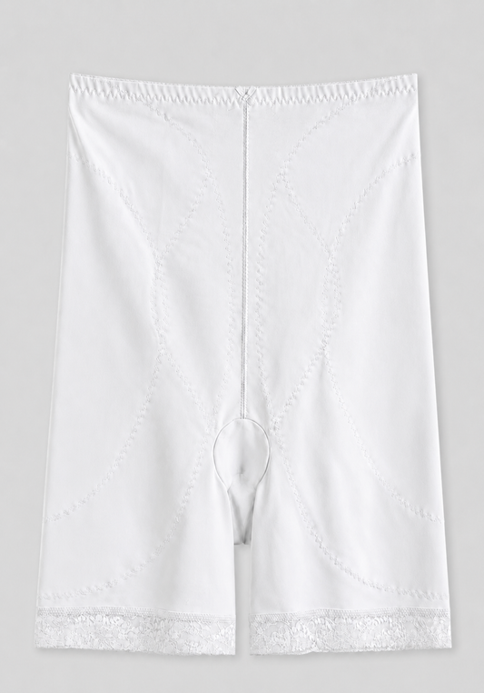 Corset: High Waist Shorts Corset With Lace Detail In The Bottom