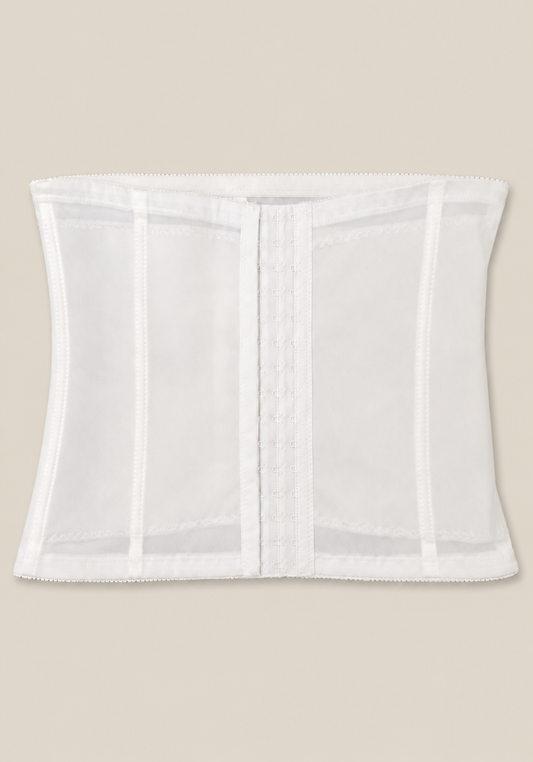 Corset: Hourglass Waist Shaper With Multi-Level Hooks For Tight Compression