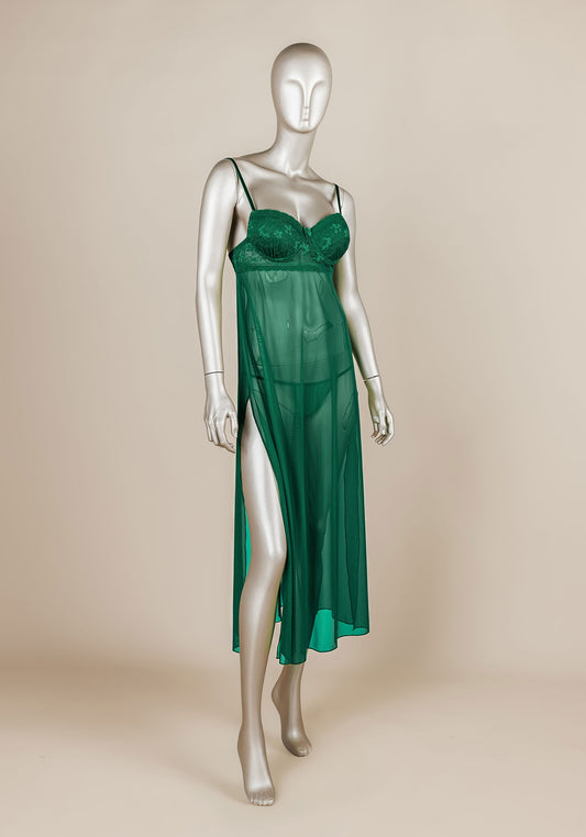 Lingerie Mesh Long Nighty