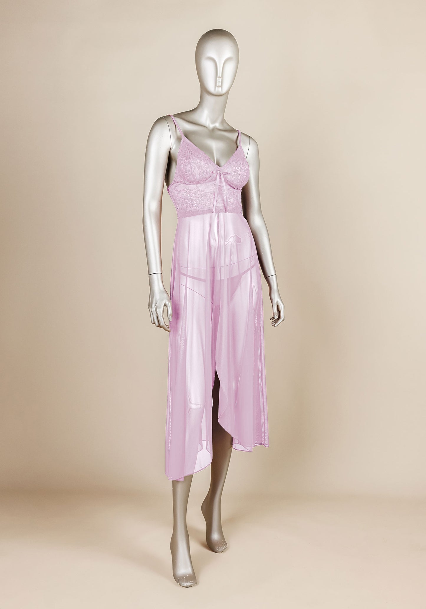 Lingerie Mesh Long Nighty