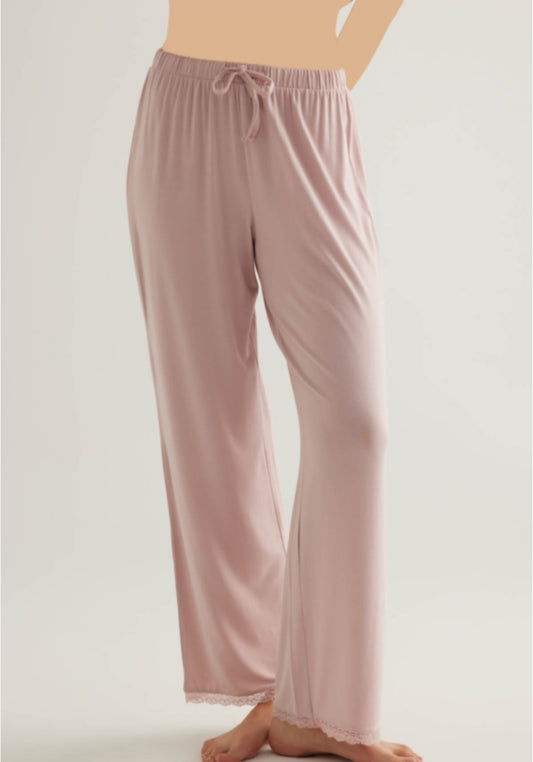 Viscose Lycra Short Sleeve Top And Long Pant Set