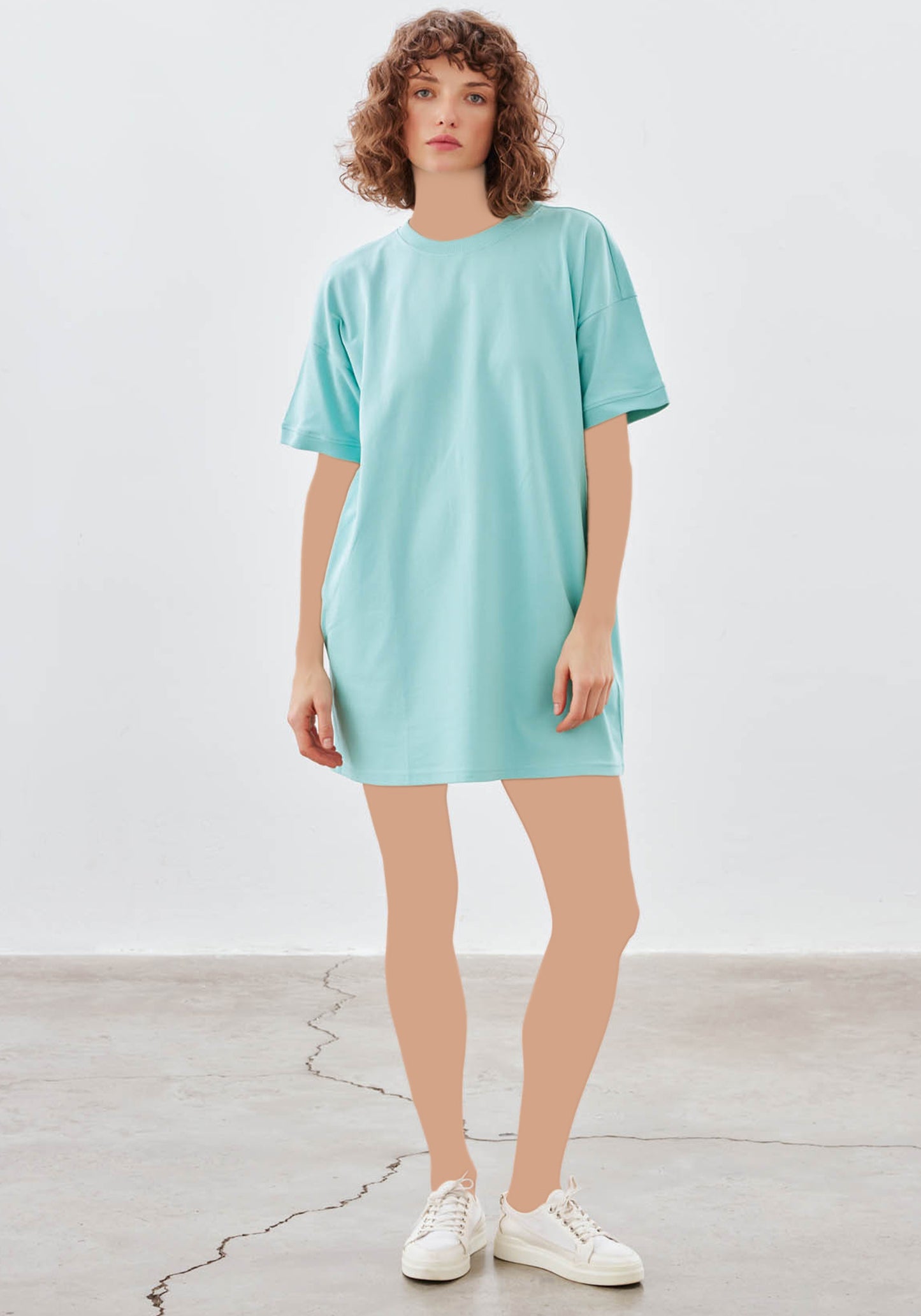 Cotton Pique Pocket Short Sleeve Dress