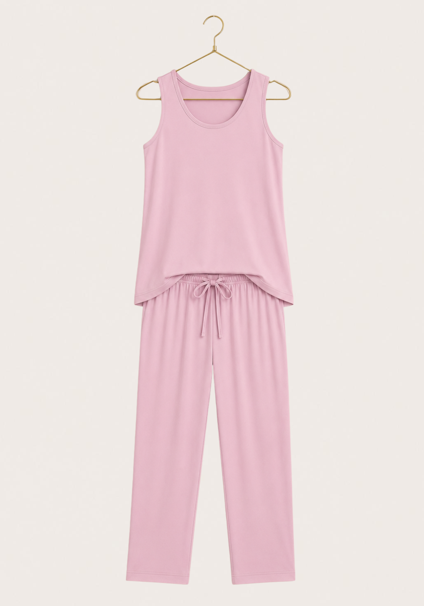 Modal Pajama: Sleeveless Top And Bermuda Pants