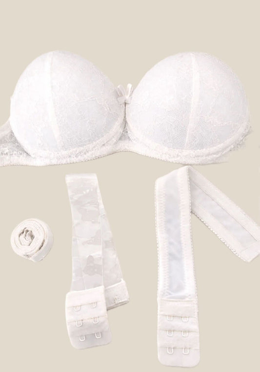 Evening Push Up Bra With Floral Lace