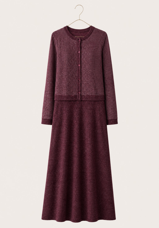 Long Sleeve Soft Touch Long Gown