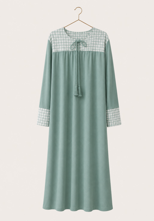 Long Sleeve Long Night Gown