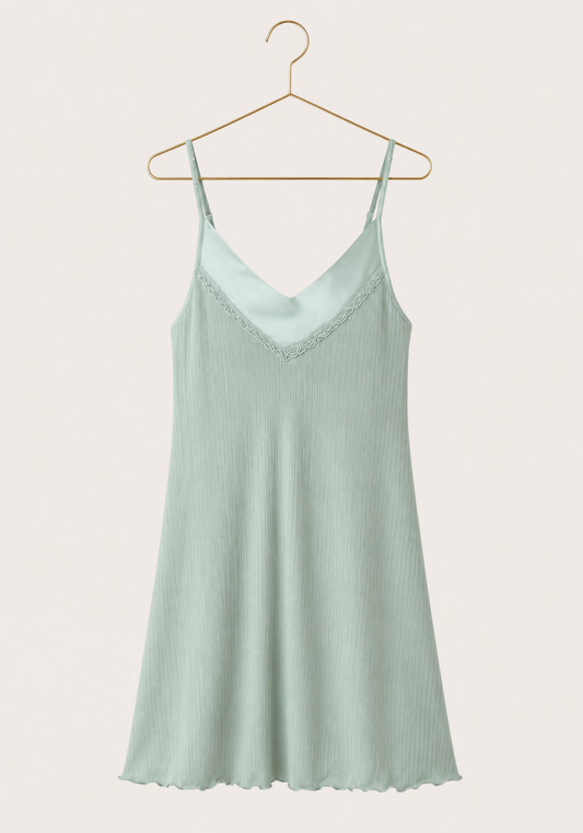 Viscose 2 Piece Robe Nightgown Set