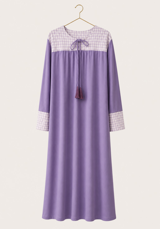 Long Sleeve Long Night Gown