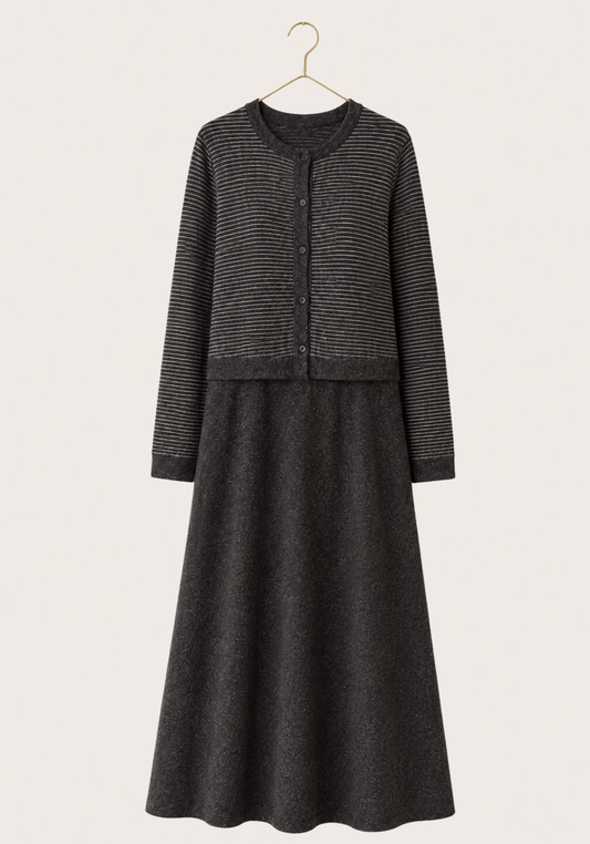 Long Sleeve Soft Touch Long Gown