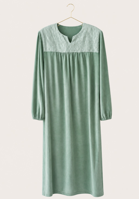 Long Sleeve Long Night Gown