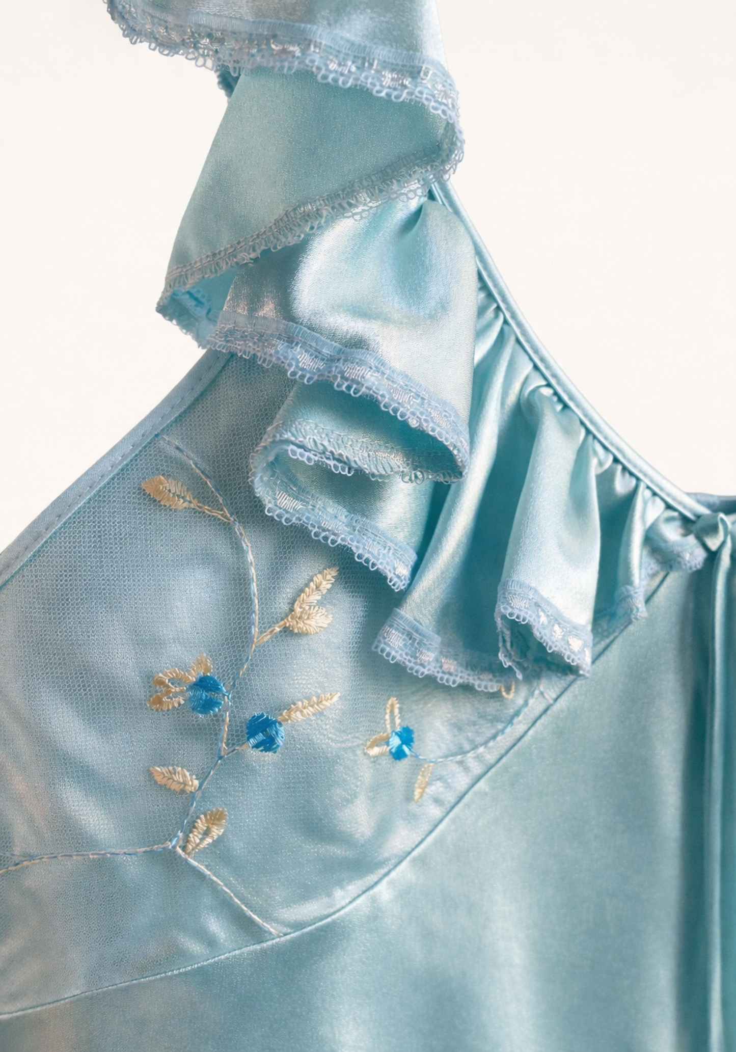 Satin Short Set: Top And Shorts