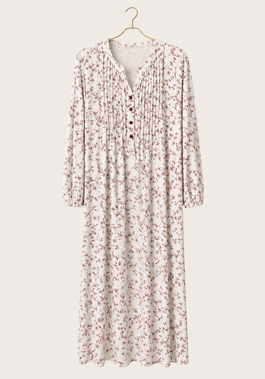 Long Sleeve Long Night Gown