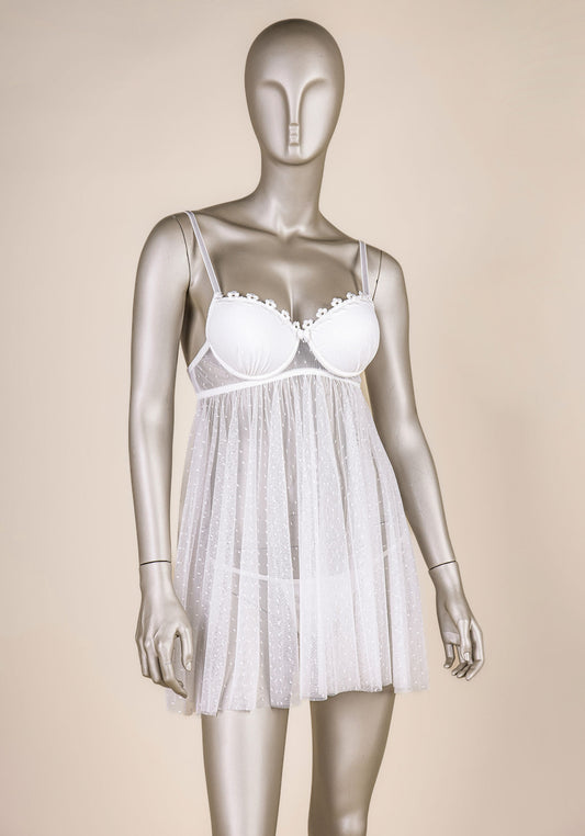 LNGR Bridal Short Robe Set