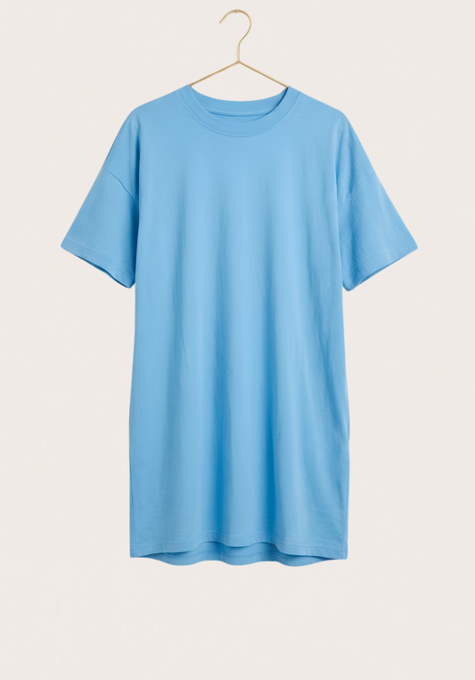 Cotton Pique Pocket Short Sleeve Dress
