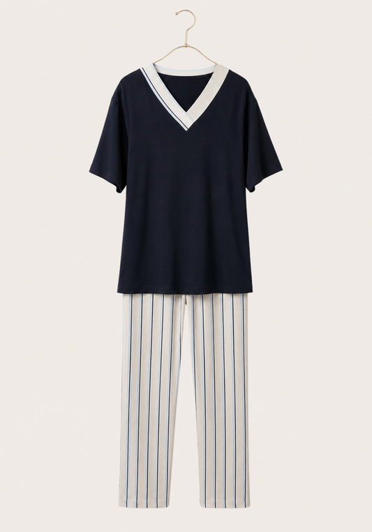 Maternal Striped 3 Piece Set