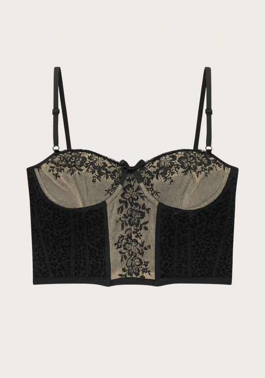 Flower Bustier Set