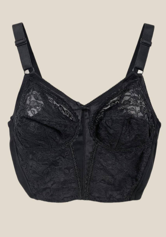 Lace Bra With Wide Shoulder Straps C