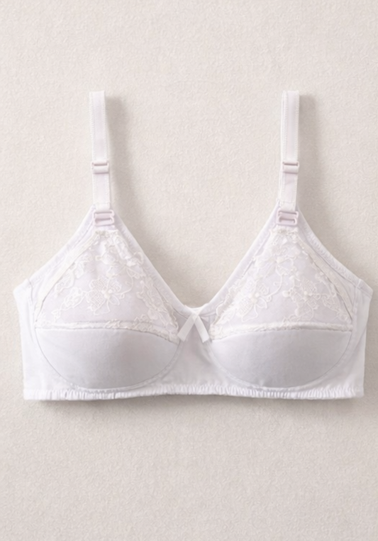 Maternal Half Padded Bra With Embroidery