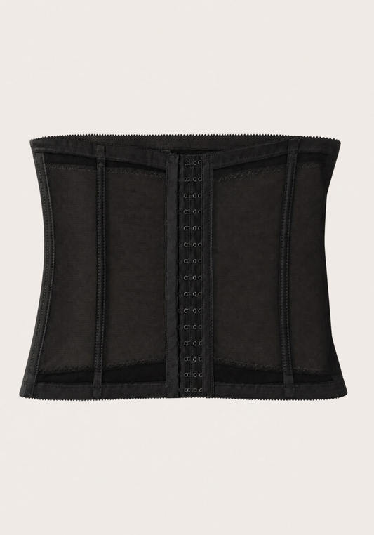 Corset: Hourglass Waist Shaper With Multi-Level Hooks For Tight Compression