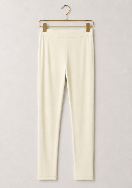 Leggings: Basic Plain Long Leggings (Viscose Lycra)