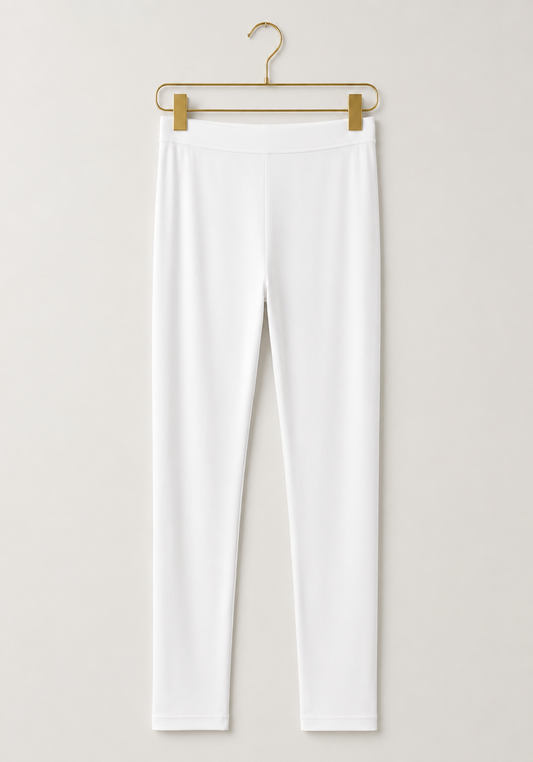 Leggings: Basic Plain Long Leggings (Viscose Lycra)