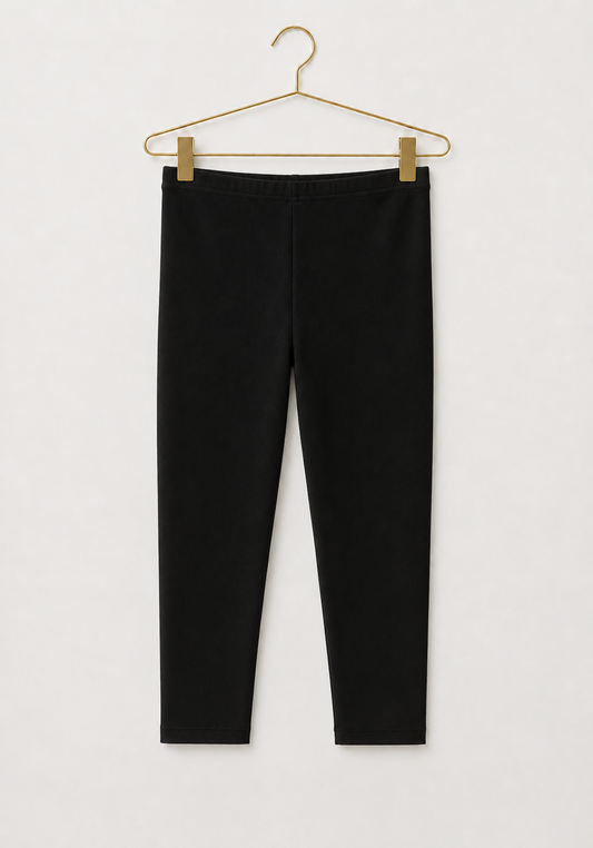 Leggings: Basic Plain 3/4 Length Leggings (Viscose Lycra)